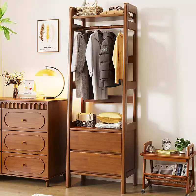 实木床头柜置物架一体衣帽架落地卧室主卧多功能床边挂衣架储物柜,模玩/动漫/周边/娃圈三坑/桌游,模型制作工具/辅料耗材,淘宝优惠券,粉丝福利购,淘宝优惠卷