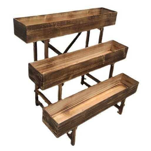 户外花园露台园艺杉木多层阶梯花槽碳化木种菜多肉花架草莓箱,模玩/动漫/周边/娃圈三坑/桌游,模型制作工具/辅料耗材,淘宝优惠券,粉丝福利购,淘宝优惠卷