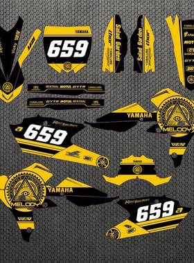 越野摩托贴纸适配YAMAHA雅马哈 16-19WR450F 15-18YZ450FX贴膜RK