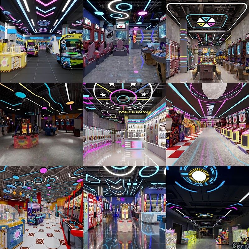 游戏厅造型灯电玩城游乐场儿童乐园电竞馆潮玩空间大玩家模块吊灯,家装灯饰光源,商用吊灯,淘宝优惠券,粉丝福利购,淘宝优惠卷