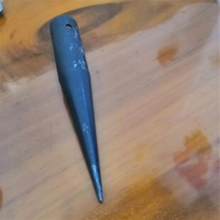 登山杖仗尖户外圆锥铁尖头杖尖手杖配件老式超硬锥形矛头猪用胶头
