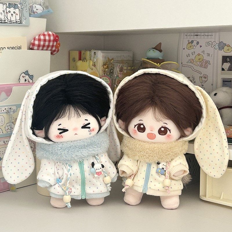 【现货】碳酸起泡棉花娃娃20cm娃衣小兔奶司包卫衣外套,模玩/动漫/周边/娃圈三坑/桌游,棉花娃娃/毛绒玩具娃衣,淘宝优惠券,粉丝福利购,淘宝优惠卷