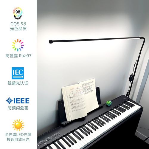 钢琴灯练琴专用全光谱护眼落地灯儿童学习阅读立式台灯夜灯补光灯