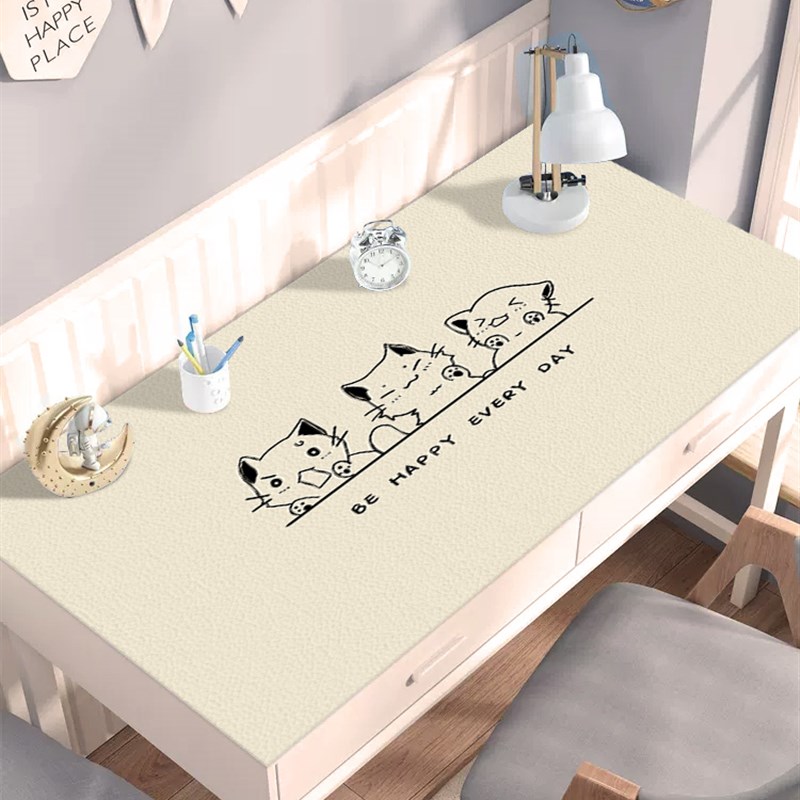 环保护眼小学生书桌垫儿童学习桌专用写字台课桌桌布办公室皮革垫