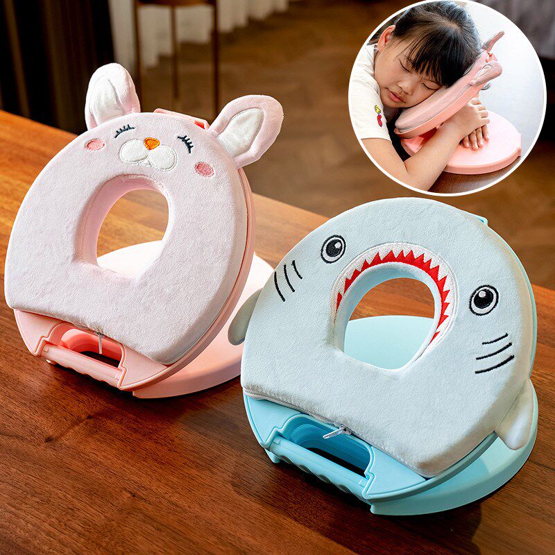 办公室午休神器午睡枕小学生趴睡枕儿童学校枕头趴桌睡觉折叠