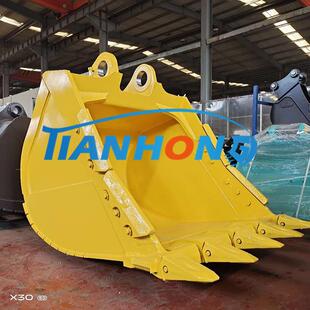 挖机配件 PC500 挖机铲斗容量 3.5方 岩石挖斗 大型挖机铲斗