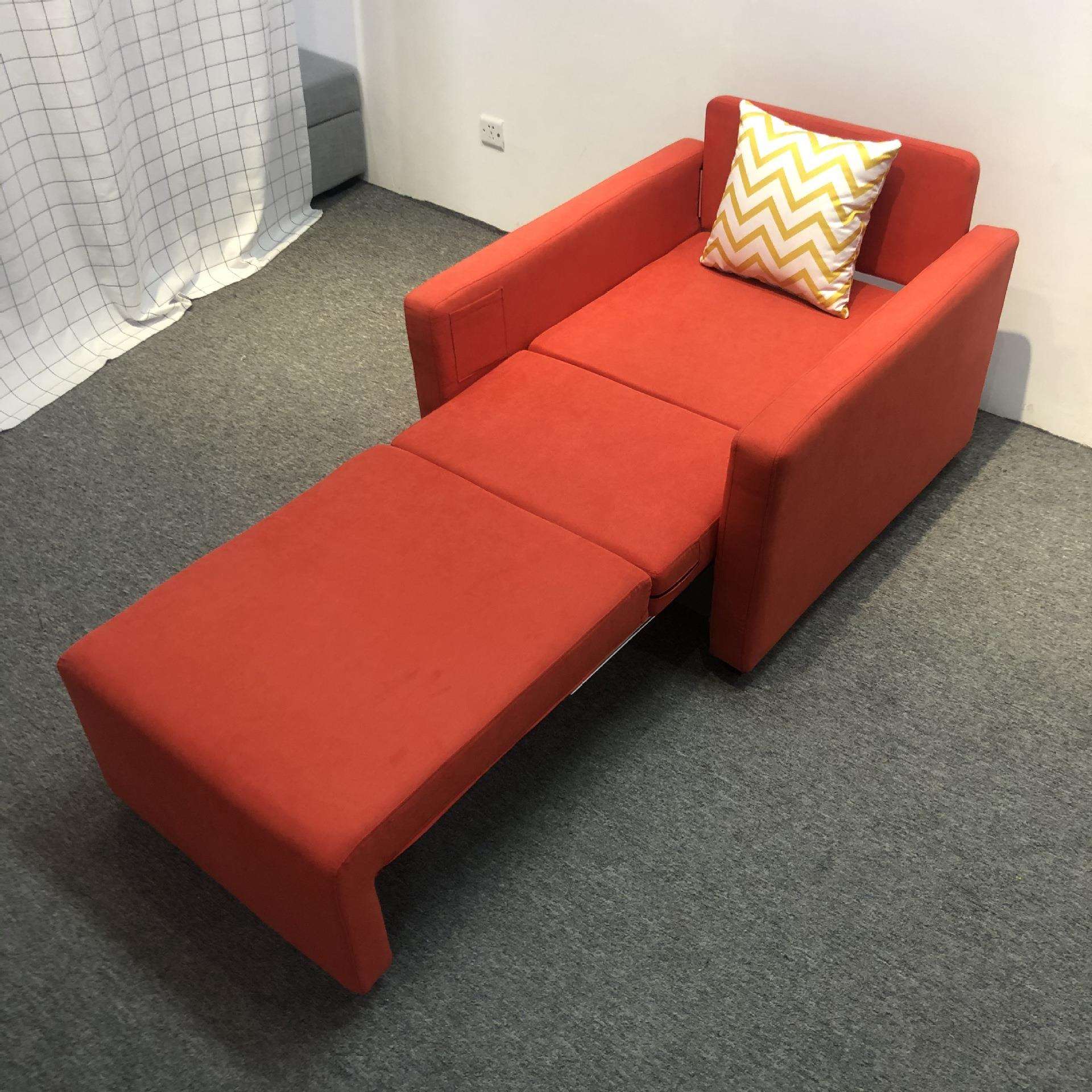 多功能坐卧两用沙发床可折叠小户型布艺懒人沙发简约单人位沙发床