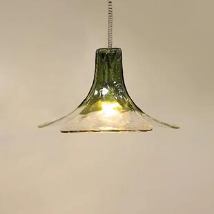 穆拉诺渐变花瓣玻璃床头卧室床头吊线灯玄关创意玻璃吊灯