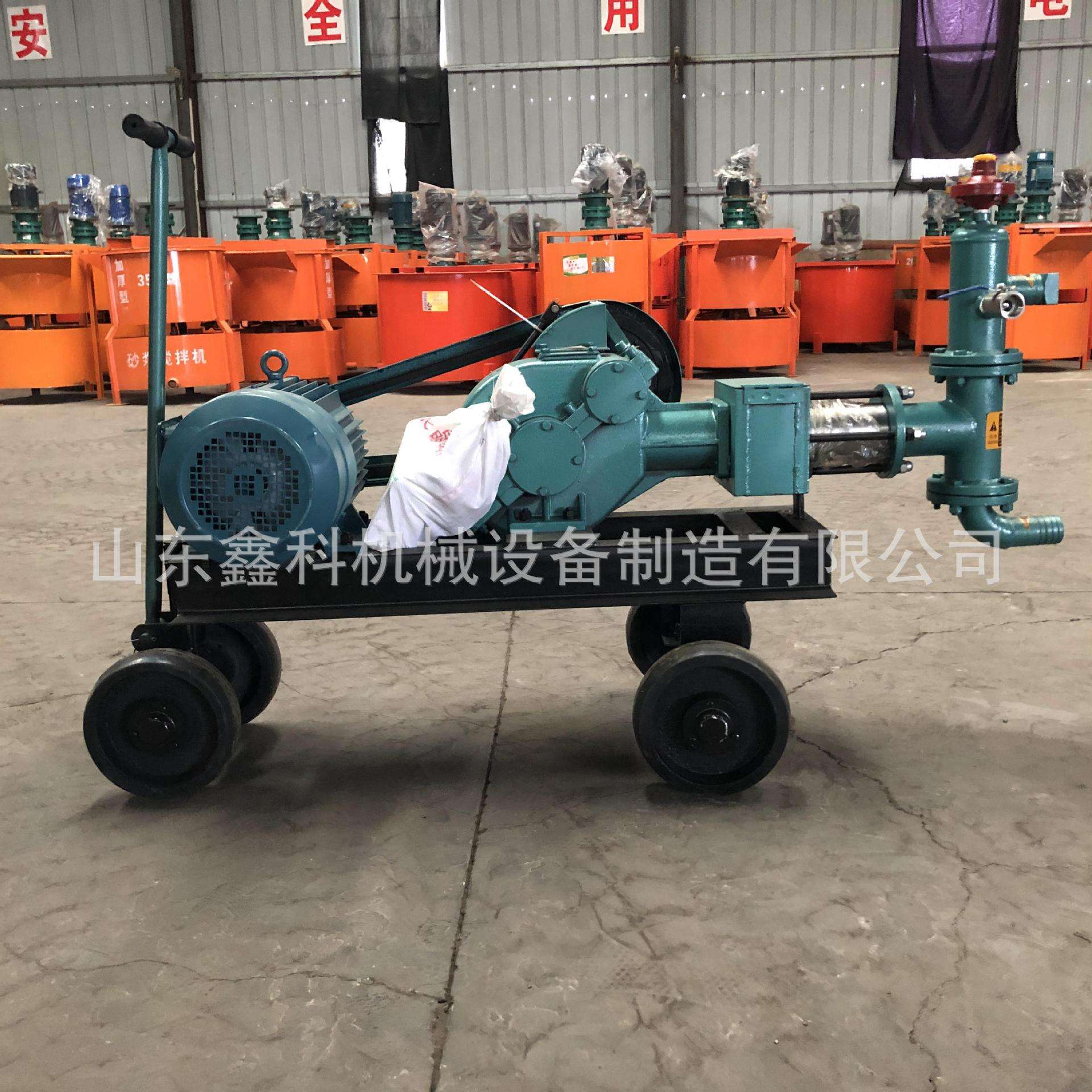 单缸灰浆注浆机 建筑工程用水泥砂浆注浆机 小型活塞式泥浆泵