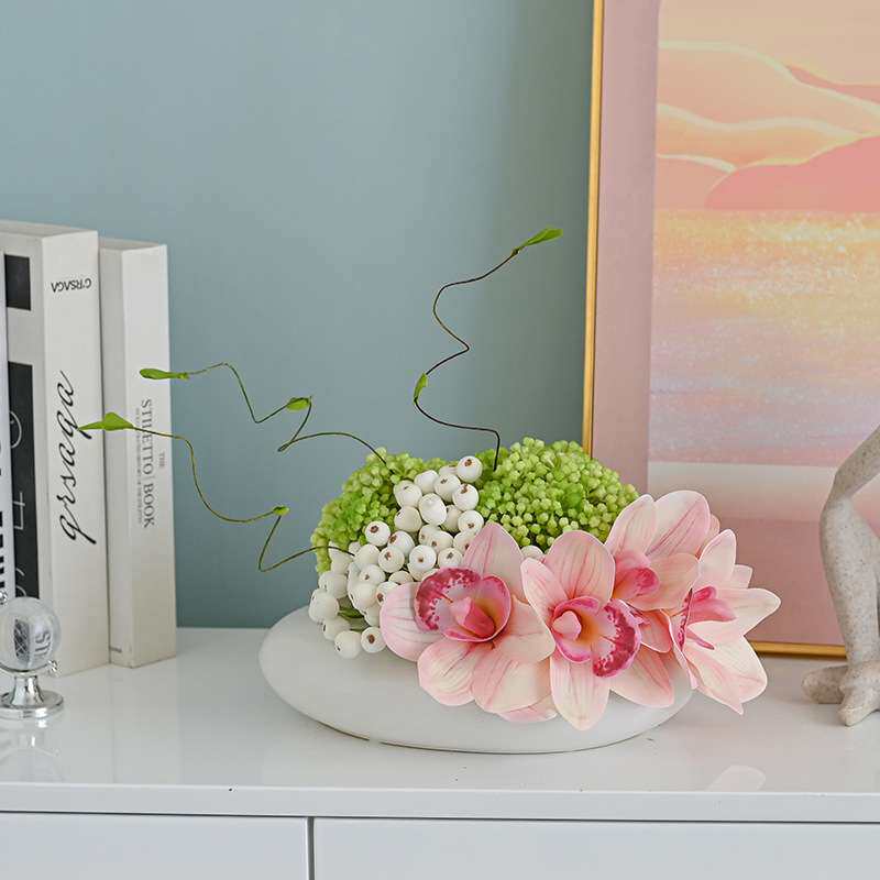 Hotel round table turntable simulation flower table flower a