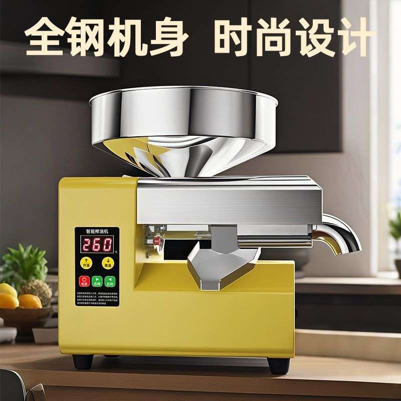 进口全智能家用榨油机中小型商用自动炸油花生植物油
