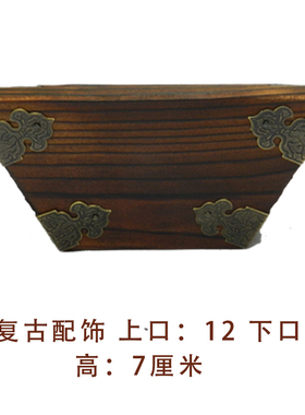 老式复古实木斗升日进斗金摆件创意客厅装饰店铺摆V设开张开业礼