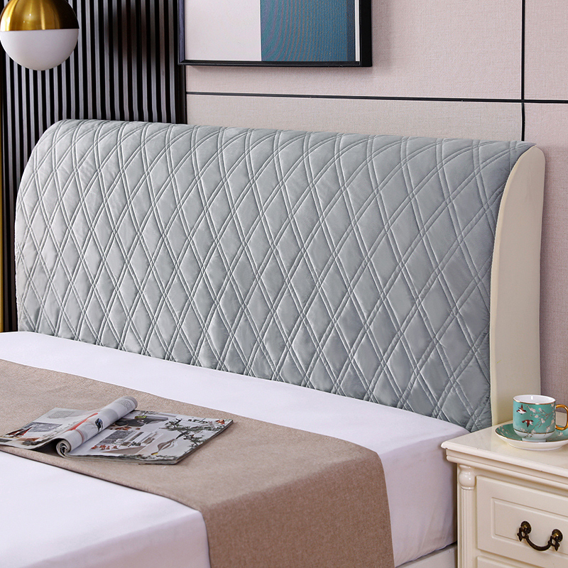 全包床头套罩软包简约现代防尘北z欧1.8米2米可定制床靠背保护套