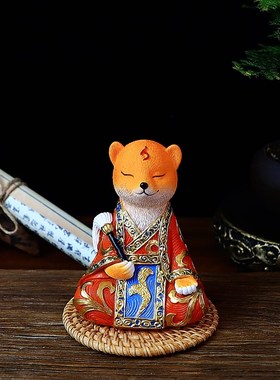 可装藏东北五大狐黄大仙真身桌面摆件常I蟒白柳灰蛇堂口供奉装饰