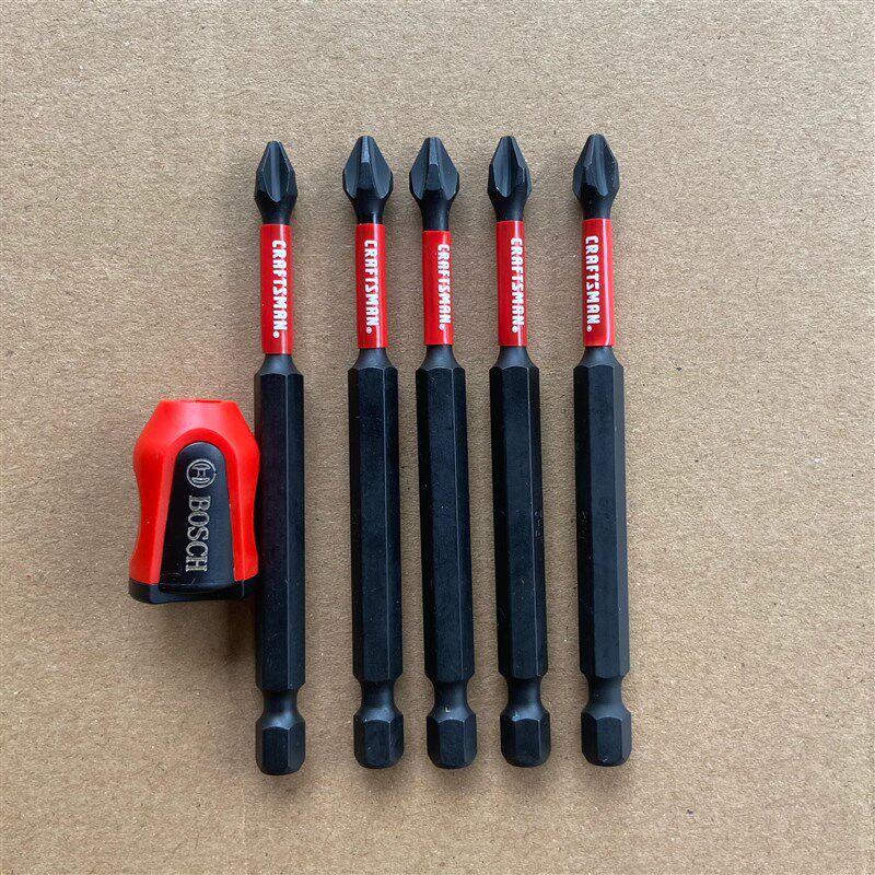 美国工匠十字批头PH2v带磁抗冲击款表面磷化处理防锈耐用