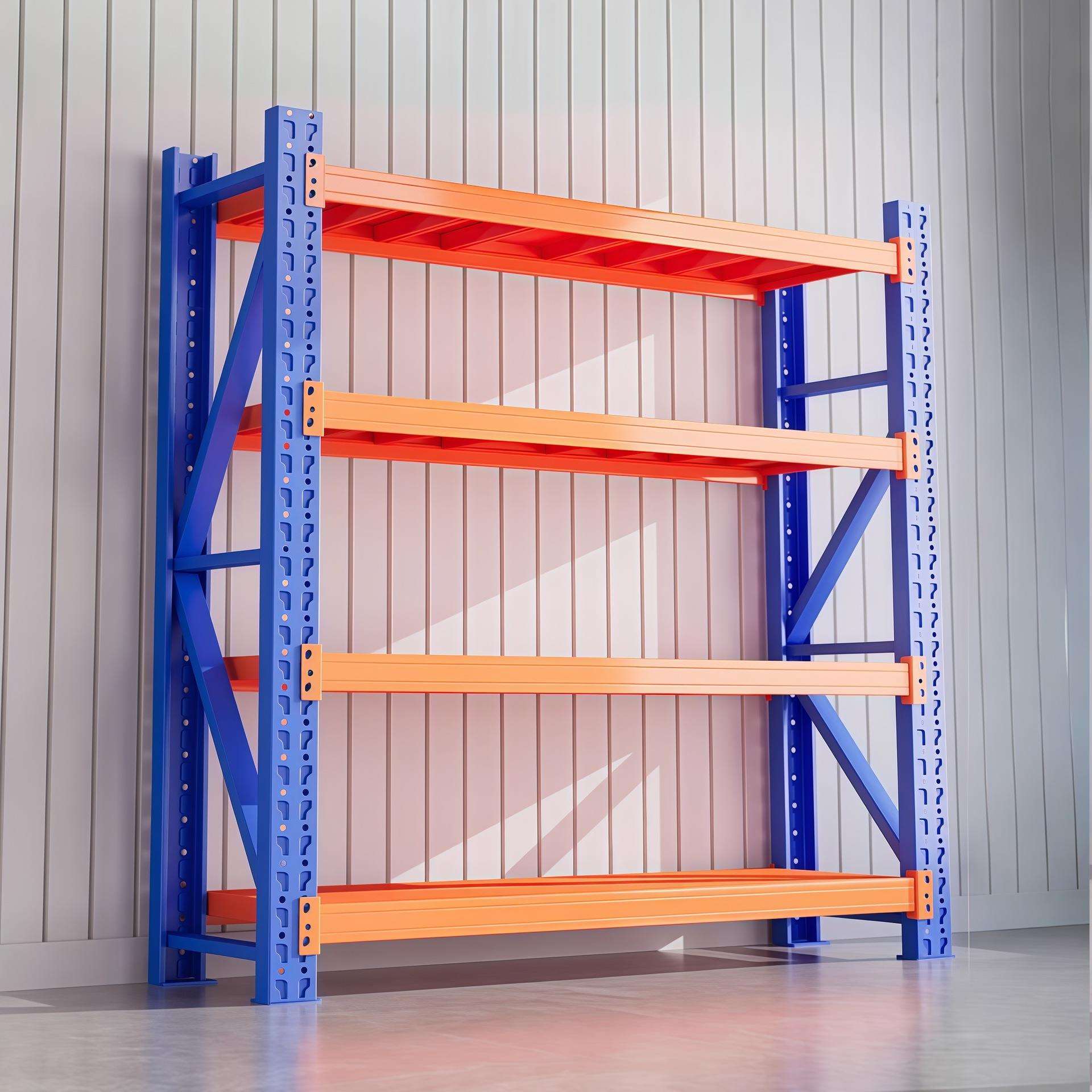 仓储货架多层置物架快递展示架货物收纳架重型五金模具多层货架