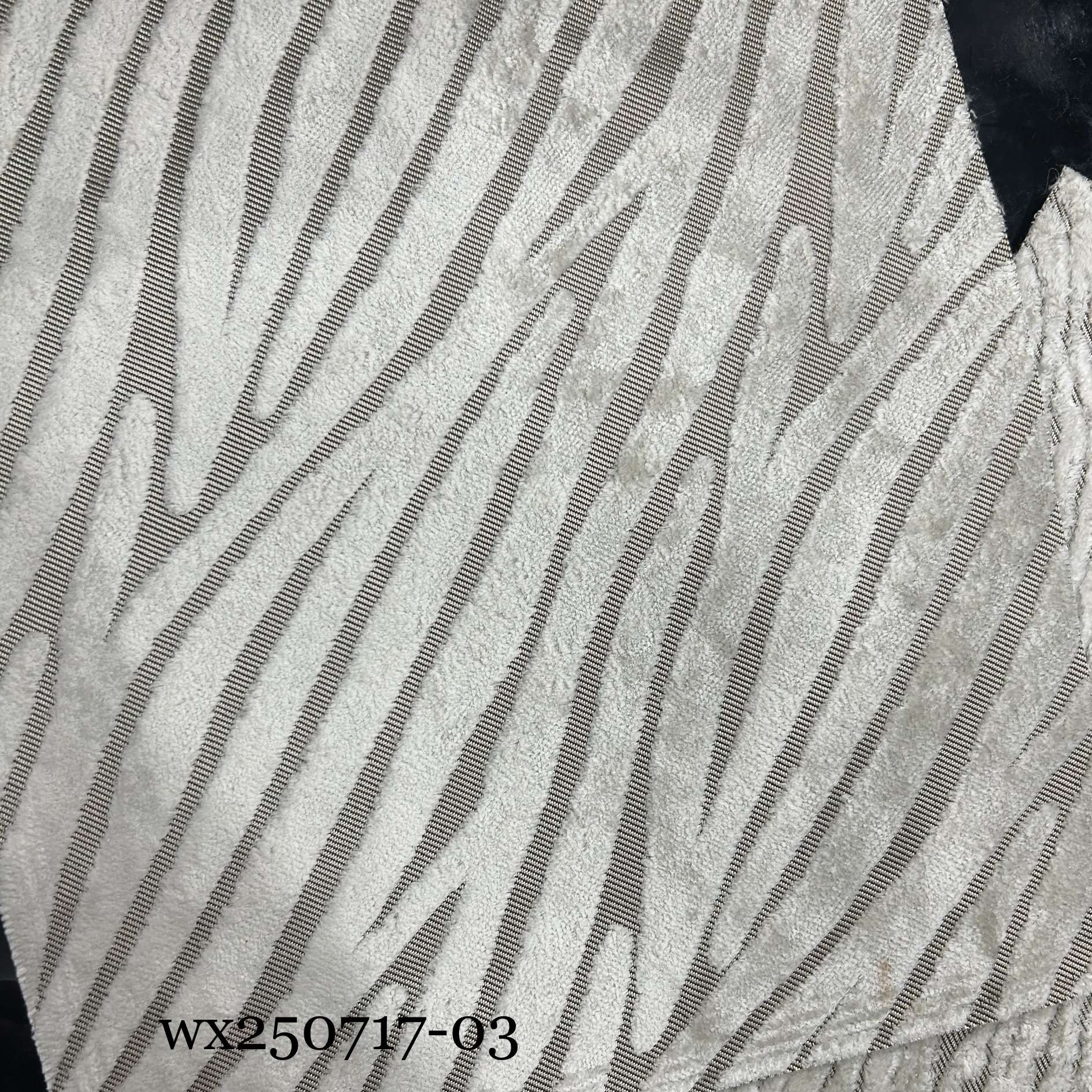 割绒凹凸提花金丝米咖色斜纹抽象小肌理图案沙发布抱枕布软装面料
