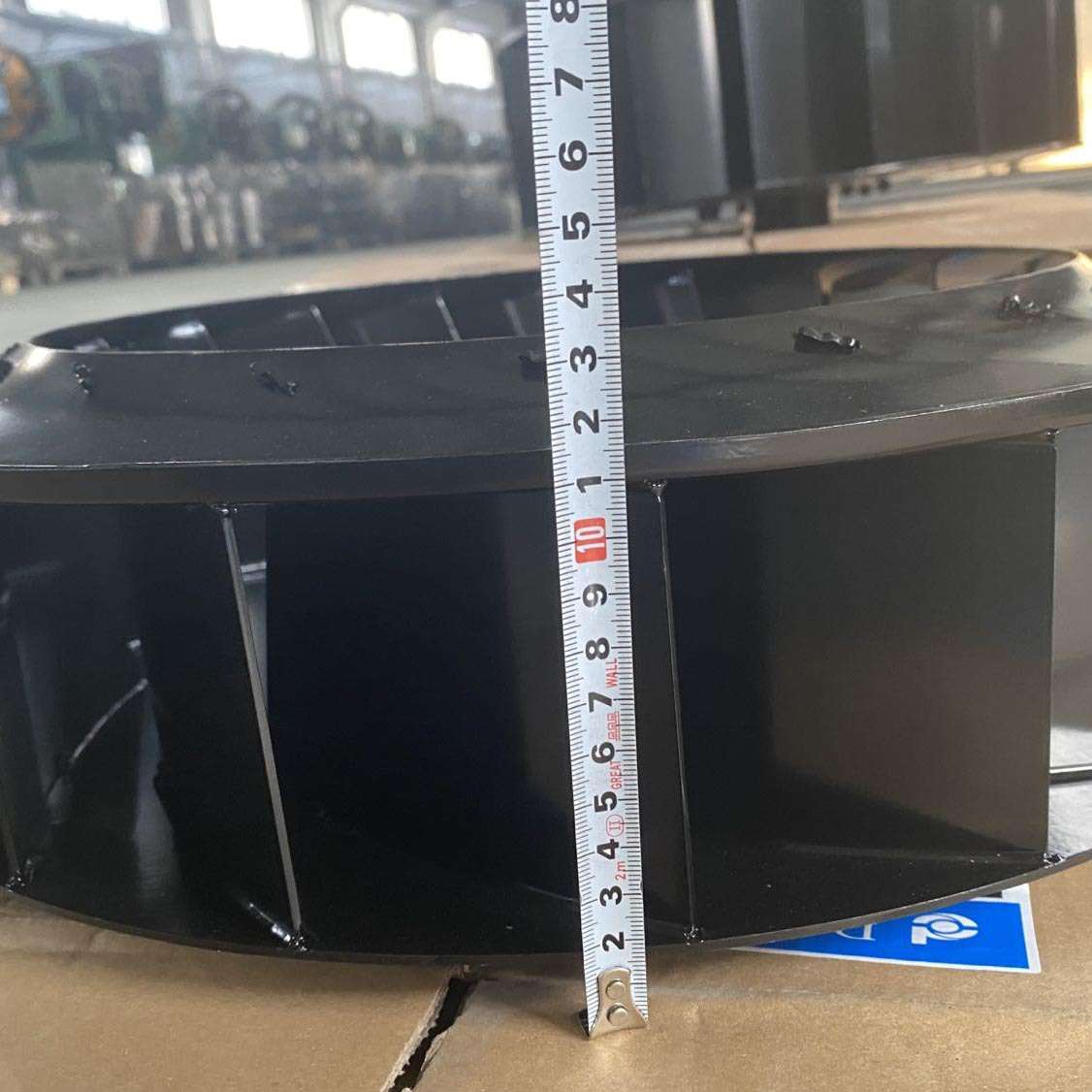 源头工厂4-72铁/铝焊接风叶叶轮不锈钢离心风机配件 离心风机叶轮