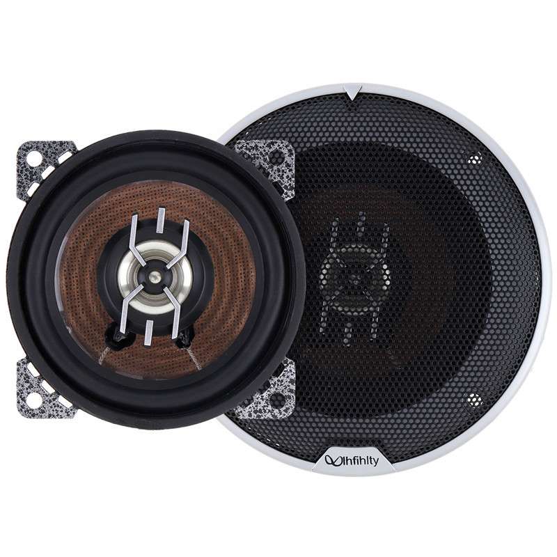 厂家供应4寸同轴带灯重低音汽车喇叭车载改装音响扬声器声度LH402
