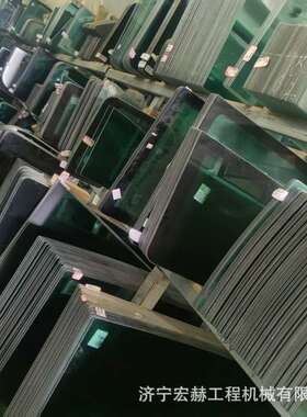 压路机玻璃YZ20C Z24 Z26 Z28前档 前侧 钢化 厂家