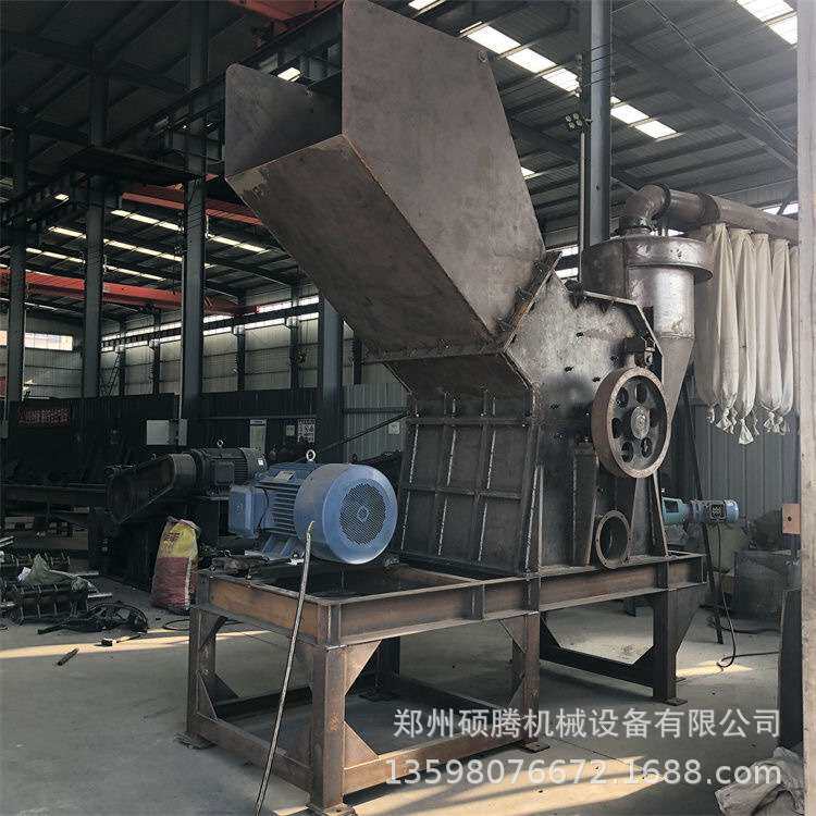 中空玻璃胶条粉碎机 断桥铝破碎分选生产线 废铝合金不锈钢破碎机