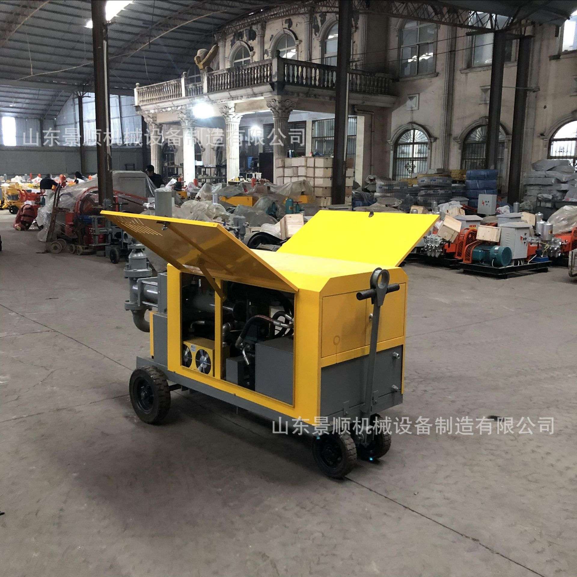WDSJ混凝土双缸砂浆泵 工程加固用水泥注浆机 锚杆加固砂浆灌浆机