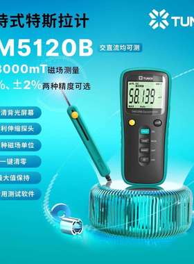 天恒TM5120B交直流磁场高斯计永磁材料磁选机除铁器恒定磁场检测