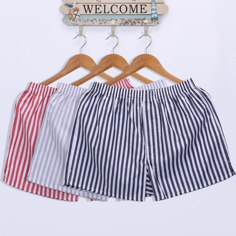 三条装阿罗裤男士纯棉宽松加大四角内裤平角梭织短裤休闲居家透气,女士内衣/男士内衣/家居服,男阿罗裤,淘宝优惠券,粉丝福利购,淘宝优惠卷