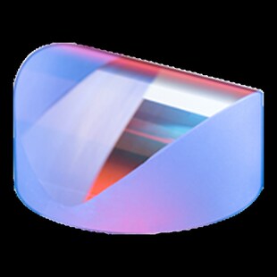 圆形平凸柱面镜 单层氟化镁膜