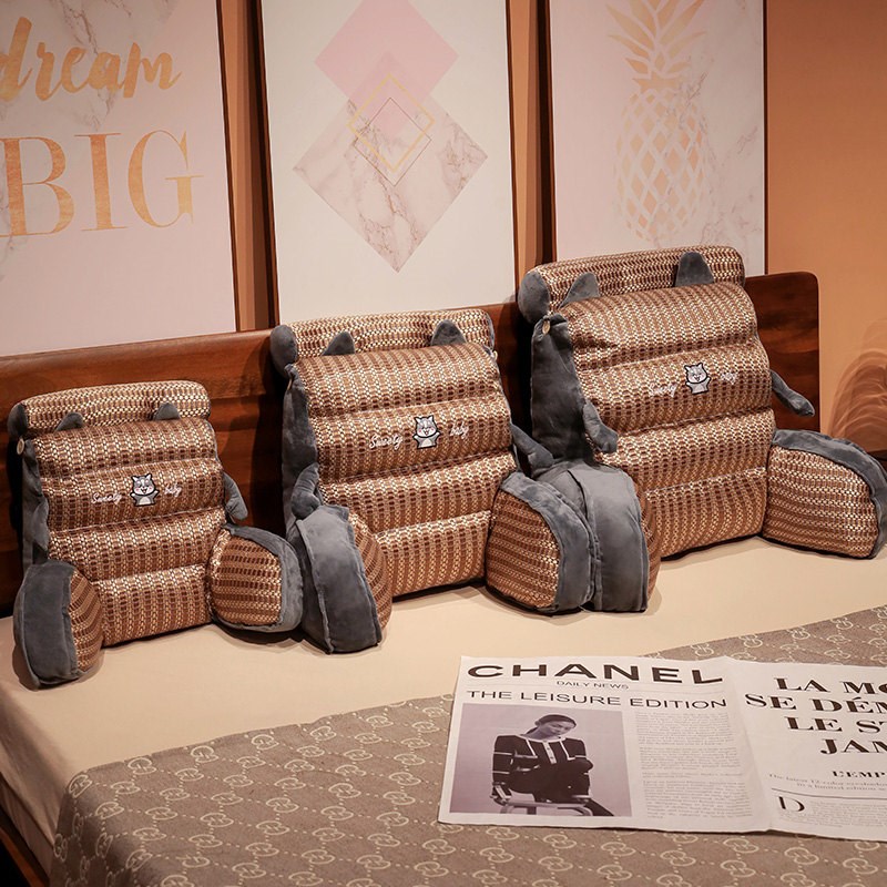 卡通凉席床头靠垫软包大靠背沙发抱枕靠枕护腰垫孕妇宿舍床上枕头