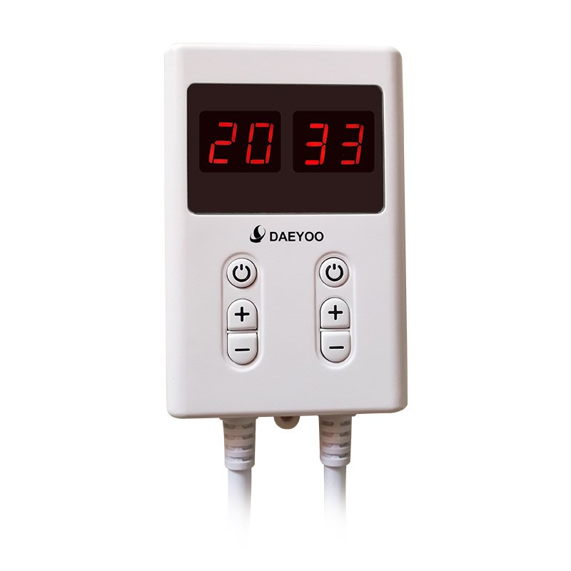 韩国静音液晶双温双控温控器 电热板电热板温度控制器