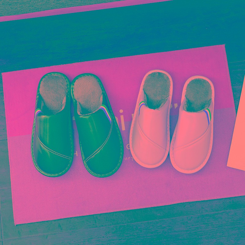 防水皮棉拖鞋女士冬季情侣冬天厚底保暖居家防滑室内毛托鞋男室内