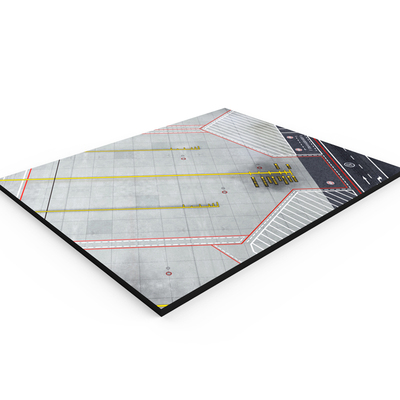 1:400   客机模型 机场 图纸  角度展示 斜机位 成品木质地台