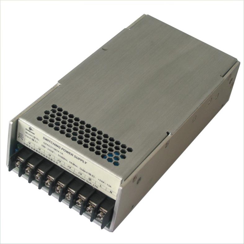 312W定*制电源GPAD311M24-1A 输入:100-240VAC; 输出电压24V