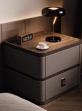 Tal床头柜现代简约智能意式极简实木收纳家用轻奢高级卧室床边柜