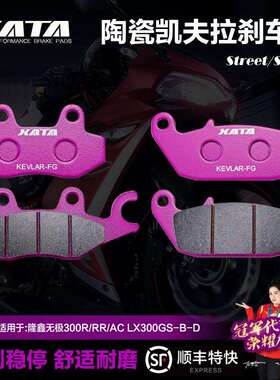 XATA陶瓷刹车片 适用隆鑫无极300R/RR/AC LX300GS-B-D 碟刹皮配件