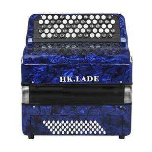 HK·LADE AH-110 跨境62键60贝斯3键盘变音键钮式专业巴扬手风琴
