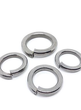 弹垫圈316不锈钢弹垫GB93标准型弹簧垫圈O型垫圈弹介M3M4M5M6M8