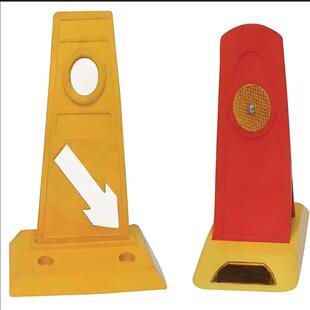 TPU分道体EVA分道标车辆引导标导流体警示柱导向标识箭头感叹号标