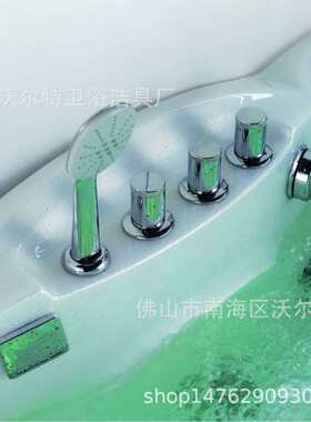 1.4~1.8米海景玻璃单人按摩亚克力浴缸-经典豪华 WB-5015