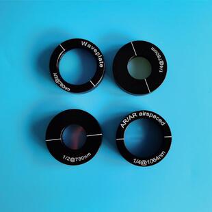 光胶零级和石英波片直径25.4mm波长248-2020nm相位λ/4高精度