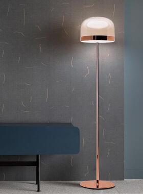 北欧玻璃罩落地灯 轻奢创意样板房客厅卧室书房大厅LED儿童房地灯