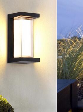 led户外壁灯防水防潮双层亚克力灯罩过道庭院照明外墙灯灯具