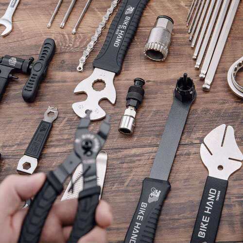 BIKEHAND自行车修车工具修理箱套装修理山地车工具骑行装备YC-758
