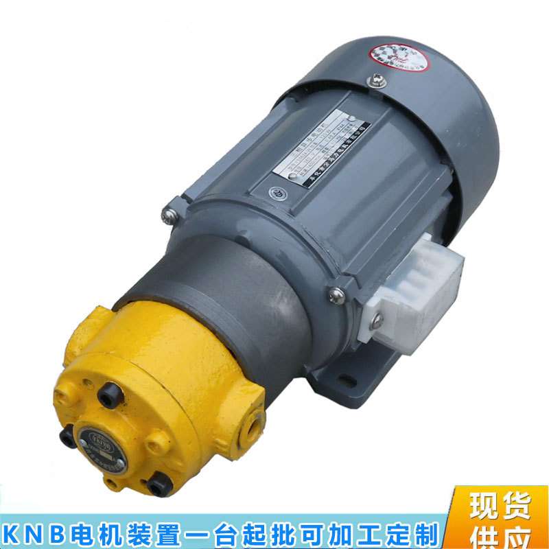 双向润滑泵1KNB2.5A电机装置可逆式摆线齿轮油泵直插式电机组