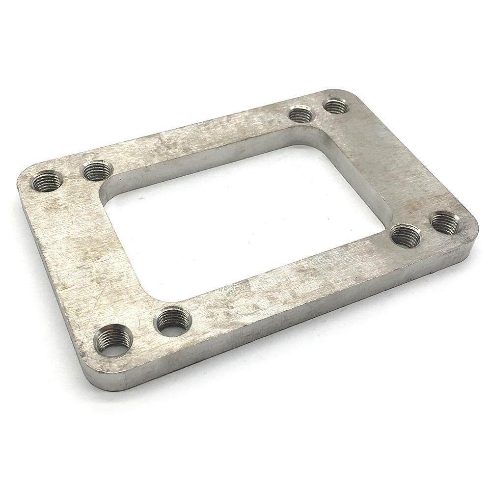 汽车配件 涡轮歧管法兰不锈钢接头T6至T4不可分割排气管8个孔