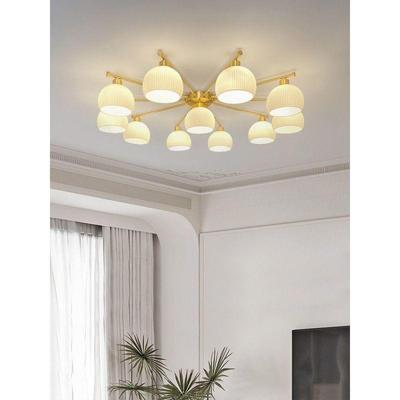 客厅灯大厅高端法式简约奶油风卧室吸顶灯北欧大气直径1米灯