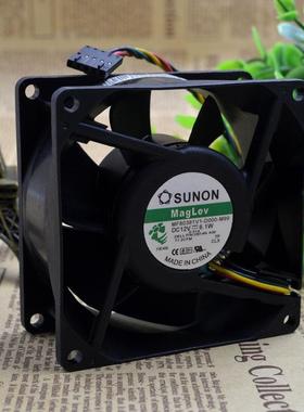 原装 建准 SUNON MF80381V1-D000-M99 12V 6.1W 8CM 8038 4线风扇
