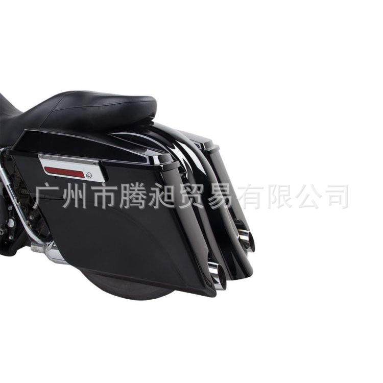 改装件哈雷旅游公路滑翔FLHT改装边箱带锁双灯后侧边箱 14 - 17