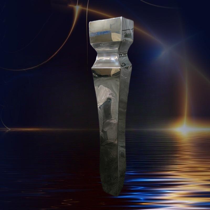 现代简约餐桌腿支架大象腿意式岩板办公桌腿书桌支撑架桌子桌脚